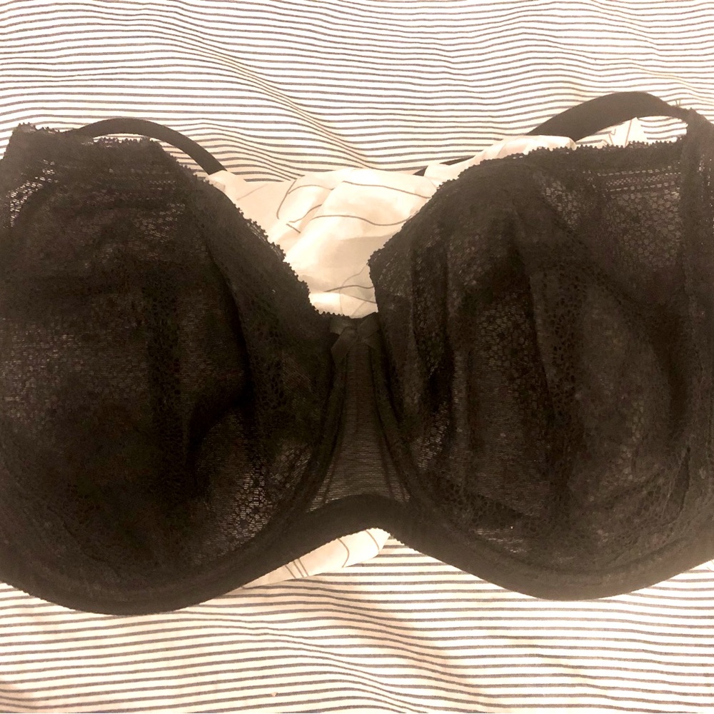 Understance Sierra Flexwire Balconette Lace Bra, Black 38G